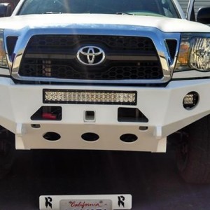 relentless bumper with light bar cutout