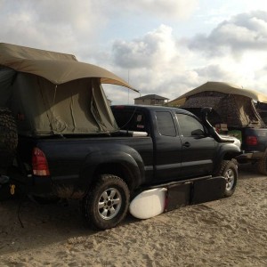Beach Camping in the Kukenam tent 2