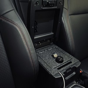 Console lock box/gun safe