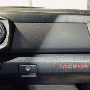 AJT Designs glovebox inlay