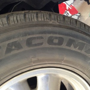 Just got tacoma tires for the tacoma lol