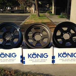 16x8" Konig Countersteer Type X Wheels