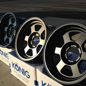 16x8" Konig Countersteer Type X Wheels