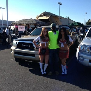 Me with the tilted kilt girls :)