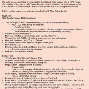 Camper Info  2