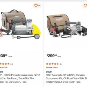 Two VIAIR 400P Options
