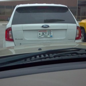Apparently the Ford edge is considered a truck in WI :der: