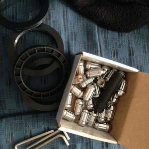 Came with wheel locks too. I wasn't expecting that. I thought regular 