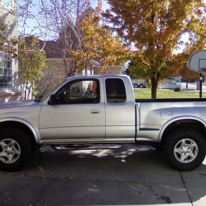 2002 Tacoma step side, silver, TRD, 4wd