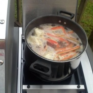 Side burner grillin!!
