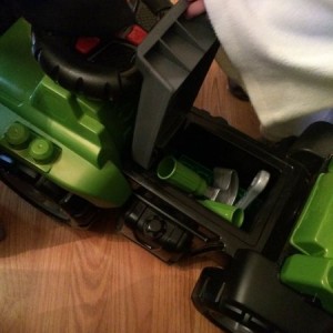 Jeep toys come equipped with the tools you'll need when it breaks.