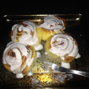 Late breakfast.