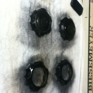 Plasti Diped hubcaps