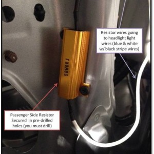2014 DRL Drivers Side Resistor