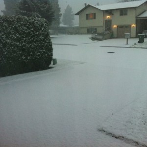 First snow