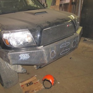 front bumper pre-build
