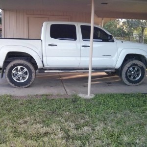 Mud on the tires!