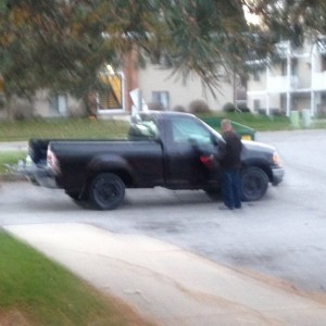You might be a redneck if you're painting your whole truck with a 4&qu