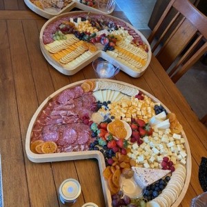 Wifes home made charcuterie boards.