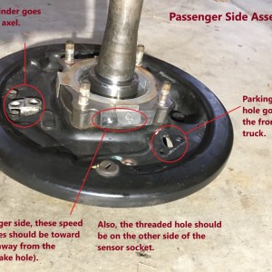 Passenger Side Axel - Annotated