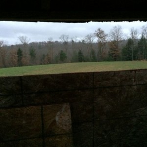 Waiting on deer.