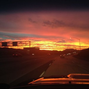 Gorgeous drive to work this morning.