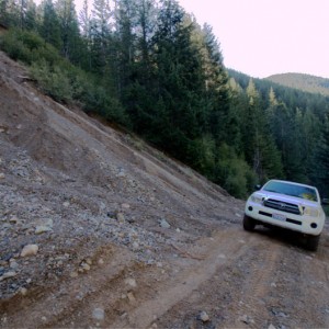 My Tacoma on the road to Azurite Mine
