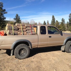 Dakar Leaf Springs Hauling Firewood
