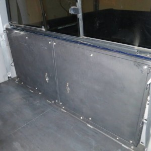 Access cab rear shelf