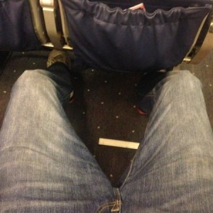 Even my long ass legs can fit in these seats!