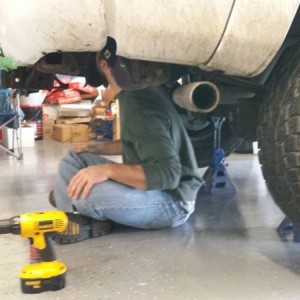Chad getting some work done