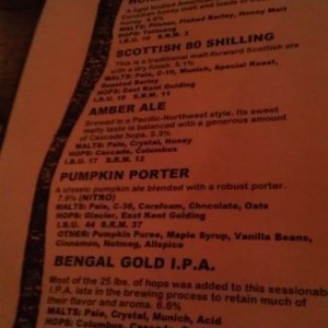 Pumpkin porter is gooood