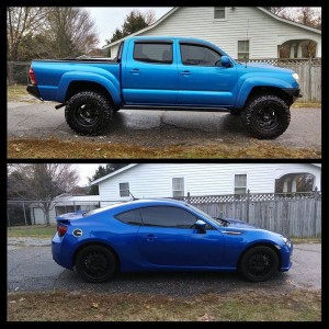Got both vehicles a much needed wash today
