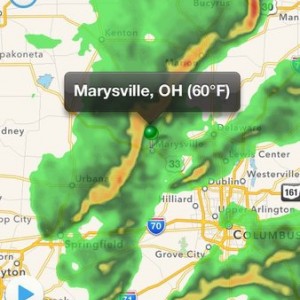 I'm not in a rain force field!