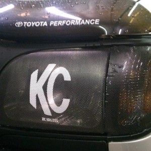 Perforated vinyl instead fog lights