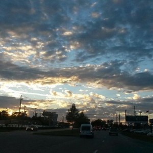 Awesome sky on the way home from work