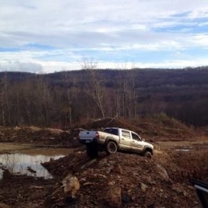 Getting over the berm