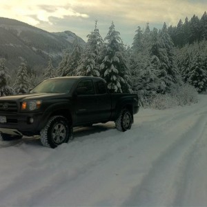 snow trails