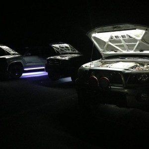 My led work on friends trucks