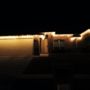 Got the lights up yesterday, supposed to be ridiculous cold this weekend an