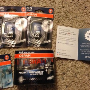 New headlight and fog bulbs.