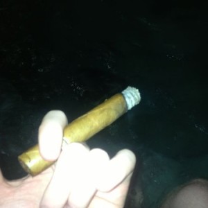 Hot tub, cigars, good friends, and beer