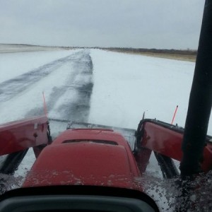 Clearing off the runway