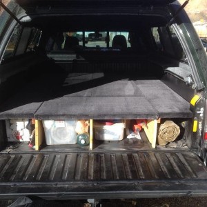 Sleeping platform for camping