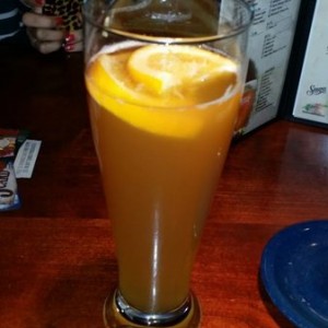 Yes Hunter.... those are oranges on my wheat beer..... 