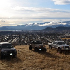 A grassy knoll in Kelowna BC