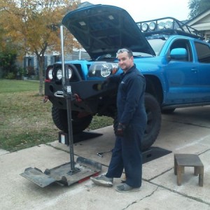 How to fix a well used skid plate.