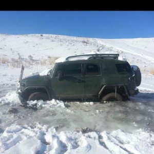 Stuck.