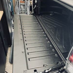 Stock tailgate panel.