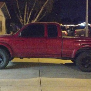 Black/Red 2004 Tacoma